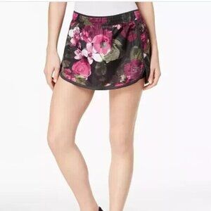 The North Face Core Reflex Skort Purple Floral Print Flash Dry Size Small